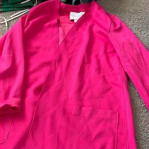 Hot pink womens blazer